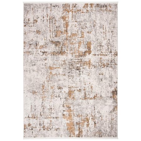 SAFAVIEH 4 x 6 ft. Rectanglar Shivan 700 Rug Grey & Gold SHV723G-4